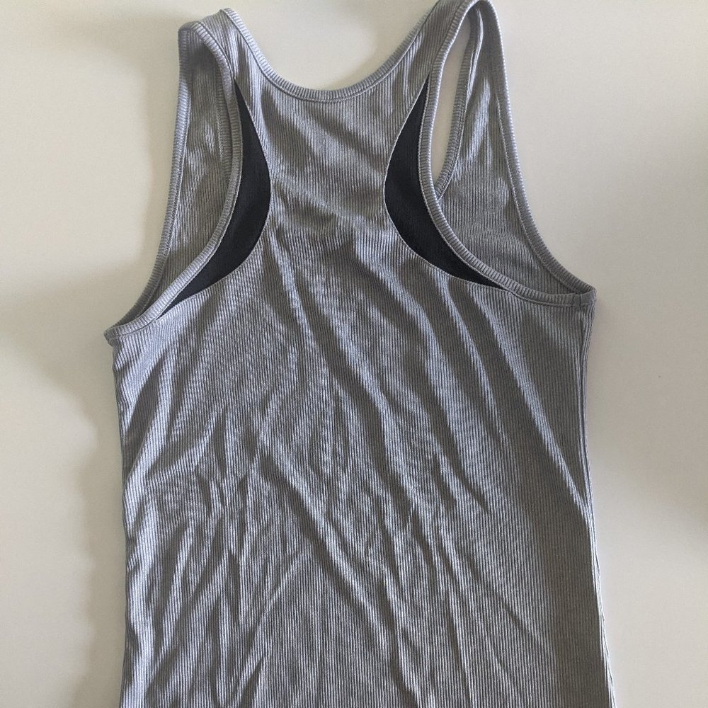 Grey Under Armour Racerback Tank Top - Picture 2 of 3